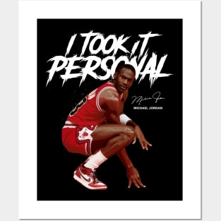 Michael Jordan I Took It Personal Posters and Art